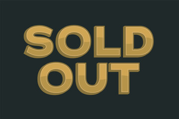 sold out gold art