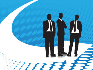 This is vector illustration of business corporate people © Designpics