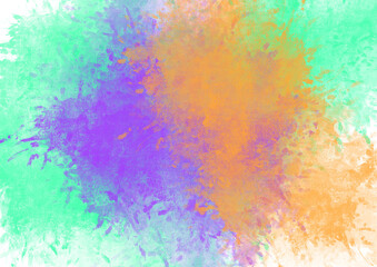 Colorful abstract background with splashes