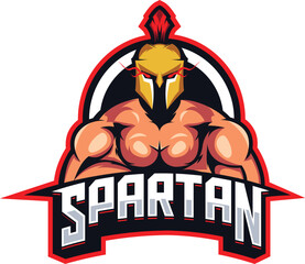 Spartan Mascot Logo Spartan Warrior Logo e-sports mascot logo design template. Mascot logo Spartan logo Head Mascot Logo	