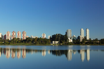 Obraz premium Barigui Park in Curitiba Parana Brazil.