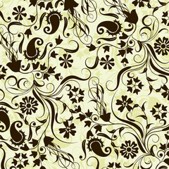 Floral pattern, vector illustration