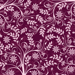 Floral pattern, vector illustration