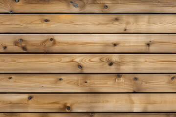 Horizontal natural wooden planks background. Wooden texture. Natural wood wall. Wood planks Wallpaper. Generative AI
