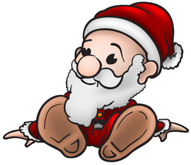 Santa Claus 03 - Highly detailed and coloured cartoon vector illustration