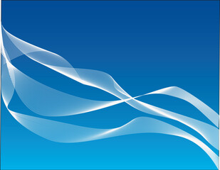 Obraz premium Blue abstract background - vector