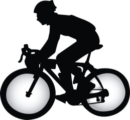Obraz premium bicycle silhouette