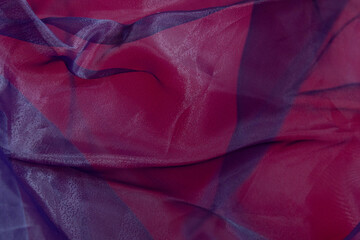 abstract background from Purple organza fabric