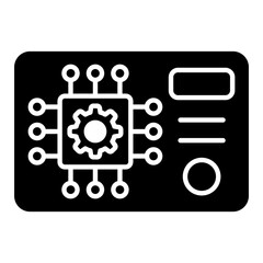 Robotic Kit Glyph Icon