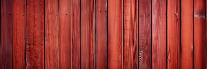 Vertical red wooden planks background. Wooden texture. Red wood wall. Wood planks Wallpaper. Generative AI