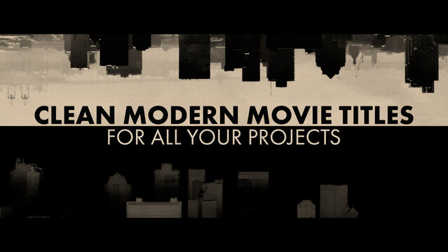 Clean Modern Movie Titles