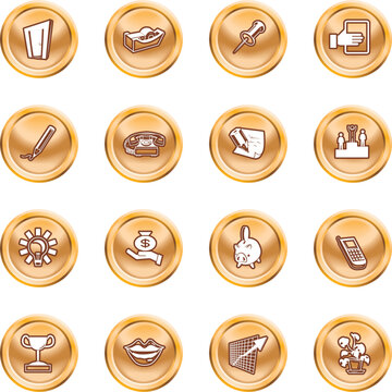 A Series Set Of Office And Business Icons