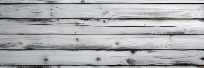 Horizontal white wooden planks background. Wooden texture. White wood wall. Wood planks Wallpaper. Generative AI