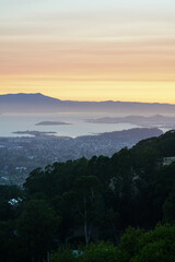 Amazing view from Grizzly Peak in Berkeley, California