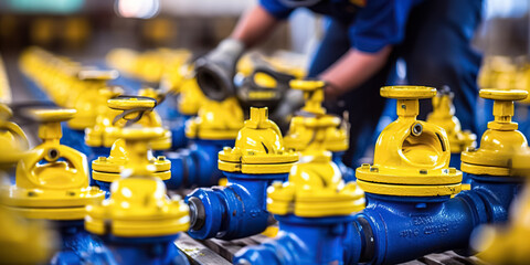 Electrical and instrument technician replace solenoid of shut down valve at offshore oil and gas...