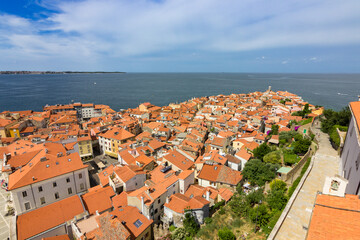 Beautiful coastal town of Piran in Slovenia