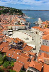 Beautiful coastal town of Piran in Slovenia