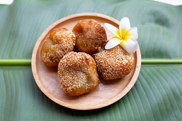 Sesame balls (Kai Hong). Thai dessert