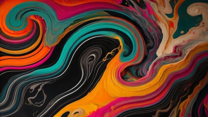 Surface structure of Liquid colors. Organic shapes floating. Abstract Liquid shapes