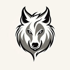 Wolf head logo vector - Animal Brand Symbol