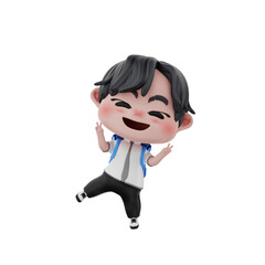 3d render education illustration