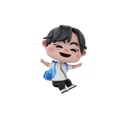 3d render education illustration