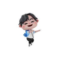 3d render education illustration