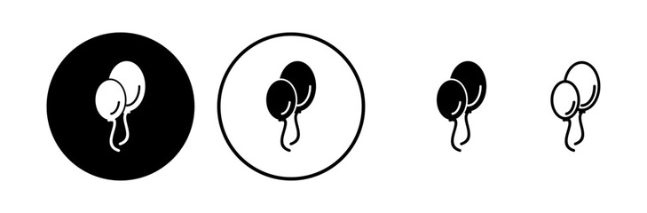 Balloon icon vector. air balloon icon isolated