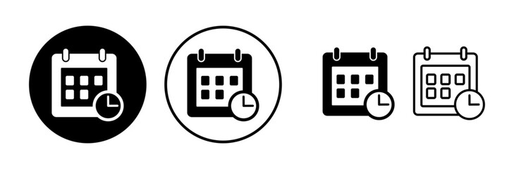 calendar icon vector. Calender symbol