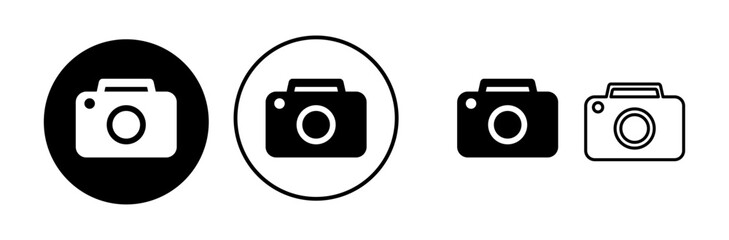 Camera Icon in trendy flat style isolated. Camera symbol web site design