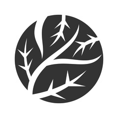 leaf logo template. Icon Illustration Brand Identity. Isolated and flat illustration. Vector graphic