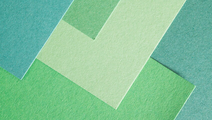Fototapeta premium green and light green colored paper with texture for postcard banner background
