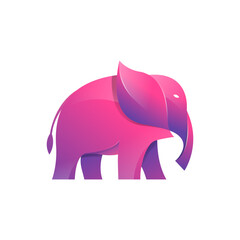 illustration of an abstract elephant