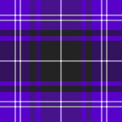 Tartan plaid. Scottish pattern in orange, black and white cage. Scottish cage. Traditional Scottish checkered background. Seamless fabric texture. Vector illustration