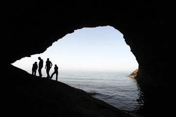cave in the sea