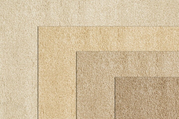 Fototapeta premium Collage with carpet texture in different shades