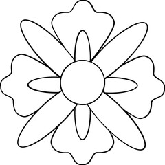 Flower Outline Icon