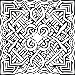 A black and white pattern 