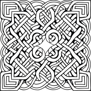 A black and white pattern 