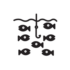 Fish Fishing Hook Icon