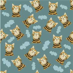 Obraz premium Cat pattern