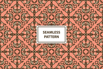 seamless pattern in oriental style. Vector background