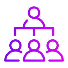 genealogy gradient icon