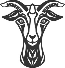 Goat symbol design