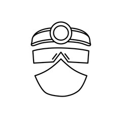 illustration of surgeon in modern design