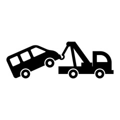Naklejka premium Tow truck icon