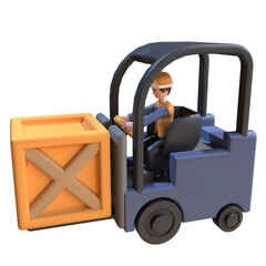 3D Character industrial workers