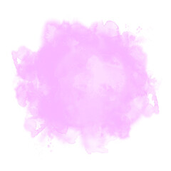 Abstract blossom pink watercolor stain texture background