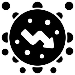 epidemic glyph icon