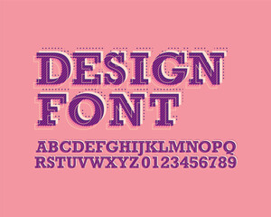Designer font set
